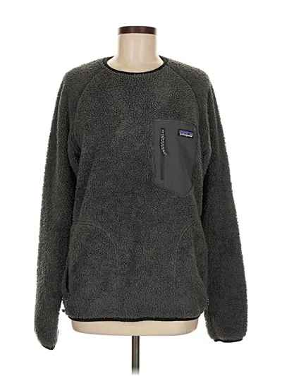 Pre-owned Patagonia Fleece Jacket In Gray