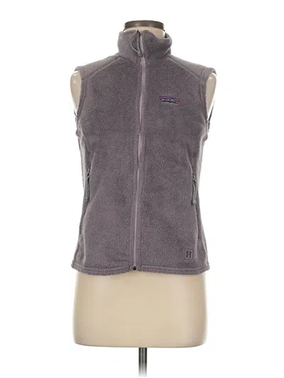 Pre-owned Patagonia Fleece Jacket In Gray