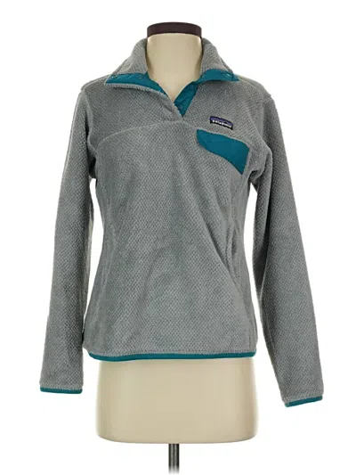 Pre-owned Patagonia Fleece Jacket In Gray