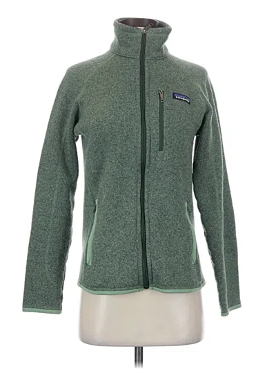 Pre-owned Patagonia Fleece Jacket In Green