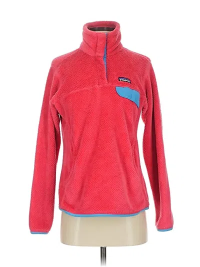 Pre-owned Patagonia Fleece Jacket In Pink