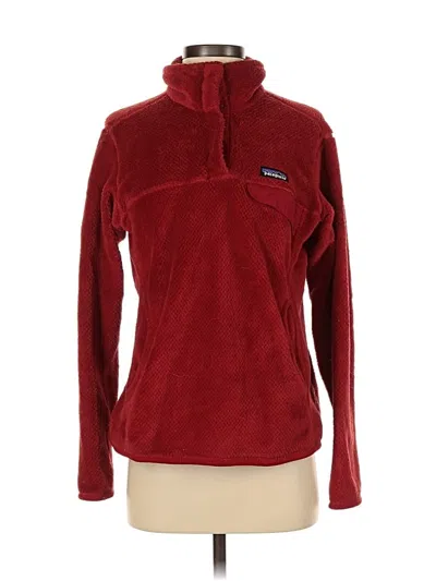 Pre-owned Patagonia Fleece Jacket In Red