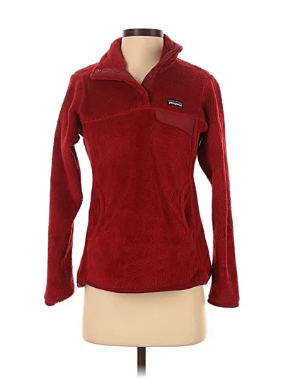 Pre-owned Patagonia Fleece Jacket In Red