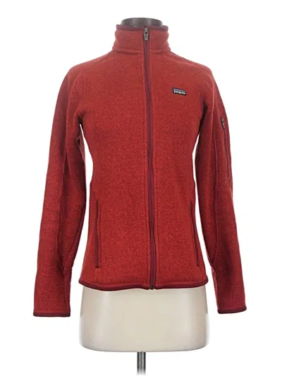 Pre-owned Patagonia Fleece Jacket In Red