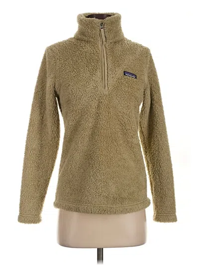 Pre-owned Patagonia Fleece Jacket In Tan
