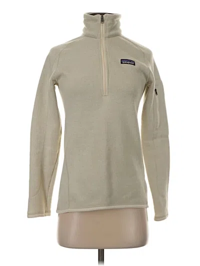 Pre-owned Patagonia Fleece Jacket In Tan