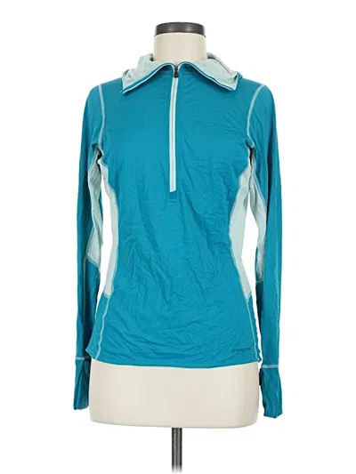 Pre-owned Patagonia Fleece Jacket In Teal