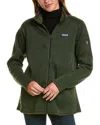 Patagonia Womens Better Sweater Jacket With Zipper In Green