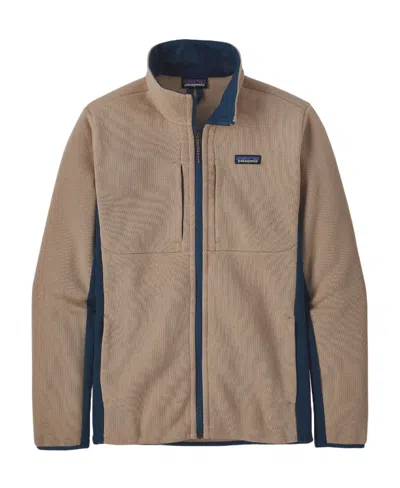 Patagonia Fleece Zipper Jacket In Nude