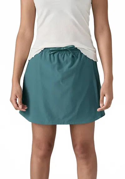 Patagonia Fleetwith Skort In Wetland Blue In Multi