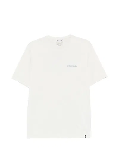 Patagonia Patch-pocket Perfomance T-shirt In White