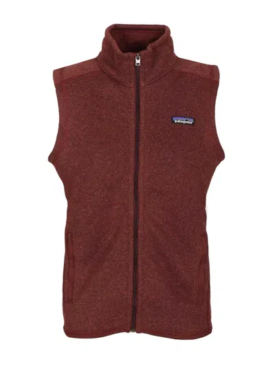 Patagonia Full-zip Vest Jackets Bordeaux In Brown