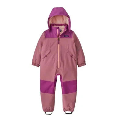 Patagonia Kids' Girl's Snow Pile One-piece In Light Star Pink