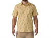 Patagonia Go-to Shirt In Lupine Trail Beeswax Tan In Multi
