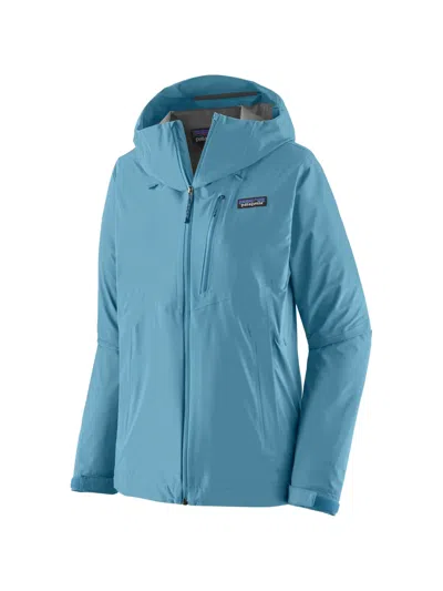 Patagonia Granite Crest Rain Hooded Jacket In Blue