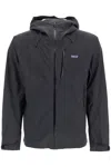 Patagonia Minimalist Grey Jacket With Adjustable Cuffs And Hood In Gray