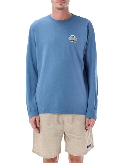 Patagonia Great Waves Graphic T-shirt In Blue