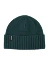 Patagonia Green Textured Beanie Hat In Green