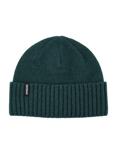 PATAGONIA GREEN TEXTURED BEANIE HAT