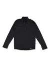 Patagonia Kid - Half Zip T-shirt In Black