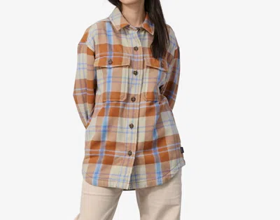 Patagonia Heavyweight Fjord Flannel Overshirt In Bristlecone: Fertile Brown