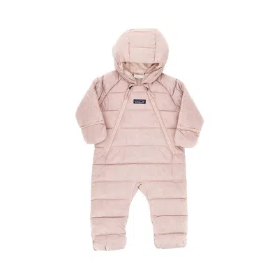 Patagonia Kids' Hi-loft Down Romper Suit In Purple