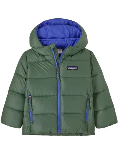 Patagonia Hi-loft Down Sweater Hoody In Green