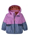 Patagonia Hooded Colourblock Jacket In Blue