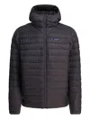 Patagonia Lightweight Hooded Quilted Jacket In Gray