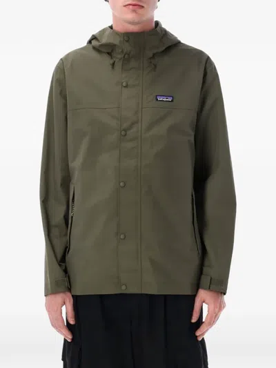 Patagonia Outdoor Everyday Rain Jacket In Metallic