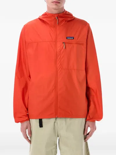 Patagonia Hooded Pocket Jacket In Orange