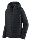 Patagonia Down Sweater Hooded Down Jacket In Black