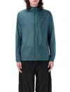 Patagonia Adjustable Hood Nylon Jacket In Wetland Blue