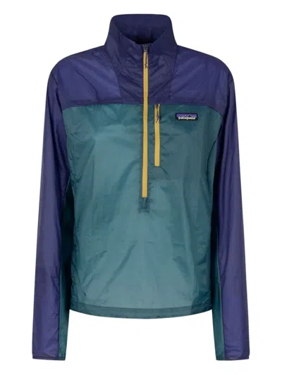 Patagonia Houdini Stash Half-zip Performance Sweatshirt In Blue