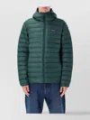 Patagonia Insulated Hoodie Featuring Adjustable Elements In Green