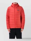 Patagonia Insulated Hoodie Featuring Adjustable Elements In Red