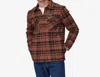 PATAGONIA INSULATED ORGANIC COTTON MIDWEIGHT FJORD FLANNEL SHIRT IN BURL RED