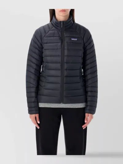 Patagonia Insulated Sweater High Collar In Blue