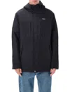 Patagonia Isthmus Hooded Parka In Black