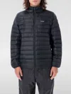 Patagonia Lightweight Hooded Quilted Jacket In Black