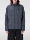 Patagonia Breezy Quilted Collar Jacket In Blau