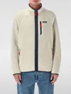 Patagonia Casual Full-zip Jacket Jackets Beige In Multi