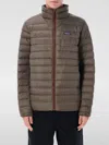 Patagonia Lightweight Down Sweater Outerwear Jacket In Brown
