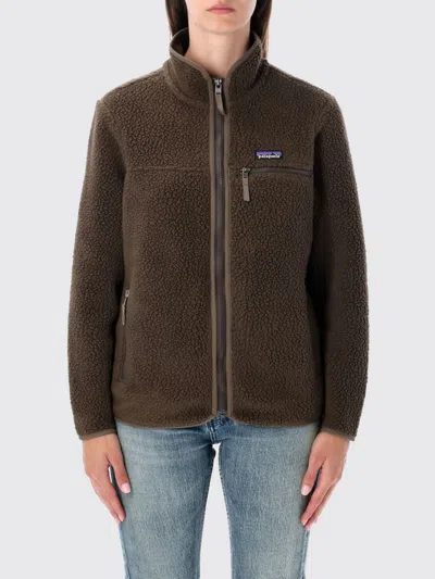 Patagonia Retro Pile Fleece Jacket In Brown