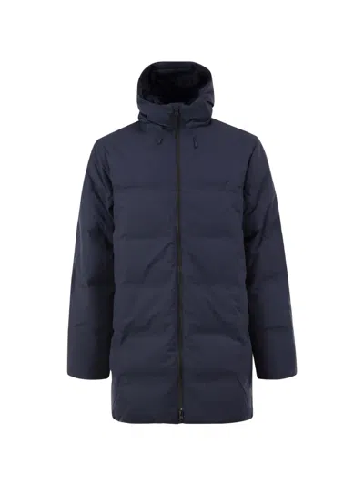 Patagonia Long-sleeved Down Parka In Blue