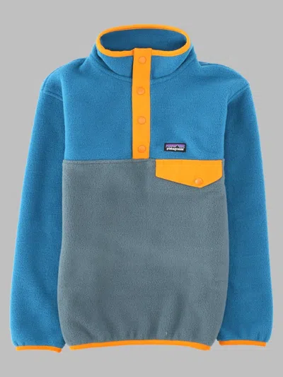Patagonia K's Lw Synch Snap T P/o In Blue