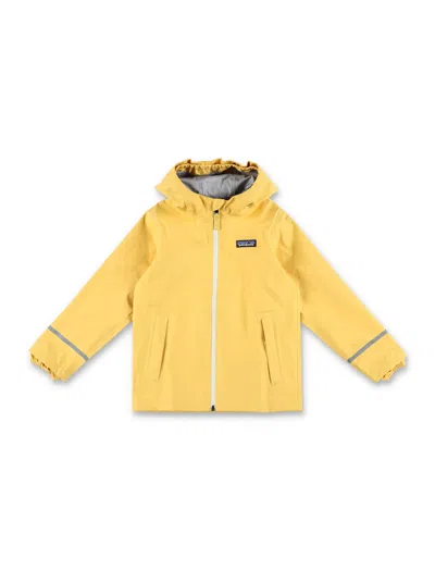 Patagonia Kid - Torrentshell Rain Jacket In Yellow