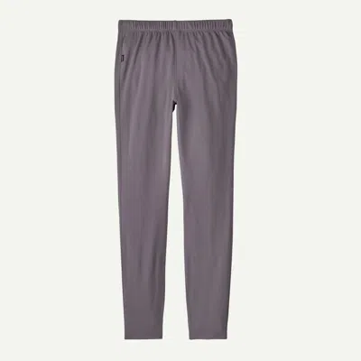 Patagonia Kids' Capilene® Midweight Bottoms In May Grey In Gray