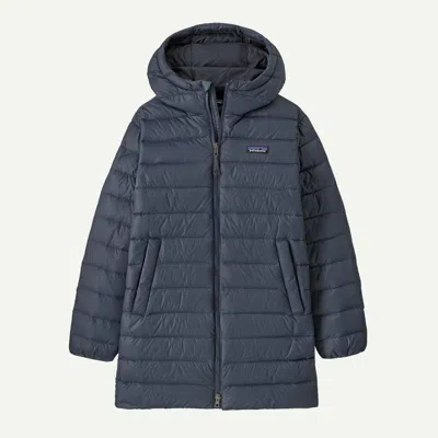 Patagonia Kids' Down Sweater™ Insulated Parka In Smolder Blue