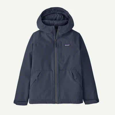 Patagonia Kids' Everyday Ready Winter Jacket In New Navy W/new Navy In Blue